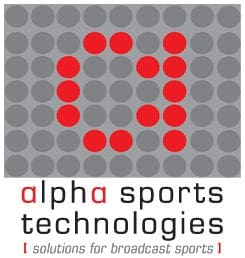 A logo of alpha sports technologies
