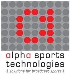 A logo of alpha sports technologies